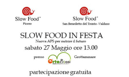 SLOW FOOD IN FESTA A SAN BENEDETTO DEL TRONTO