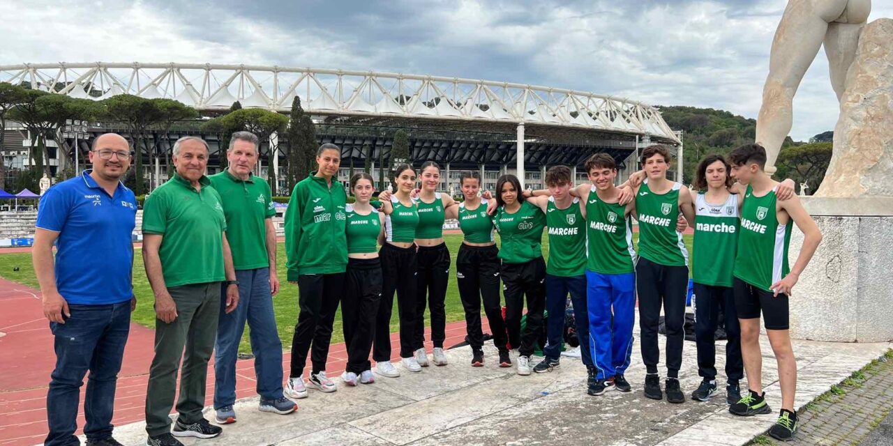 CADETTI MARCHE: STAFFETTA VINCENTE A ROMA