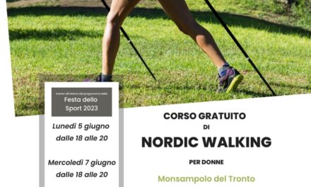 UN CORSO GRATUITO DI NORDIC WALKING PER DONNE