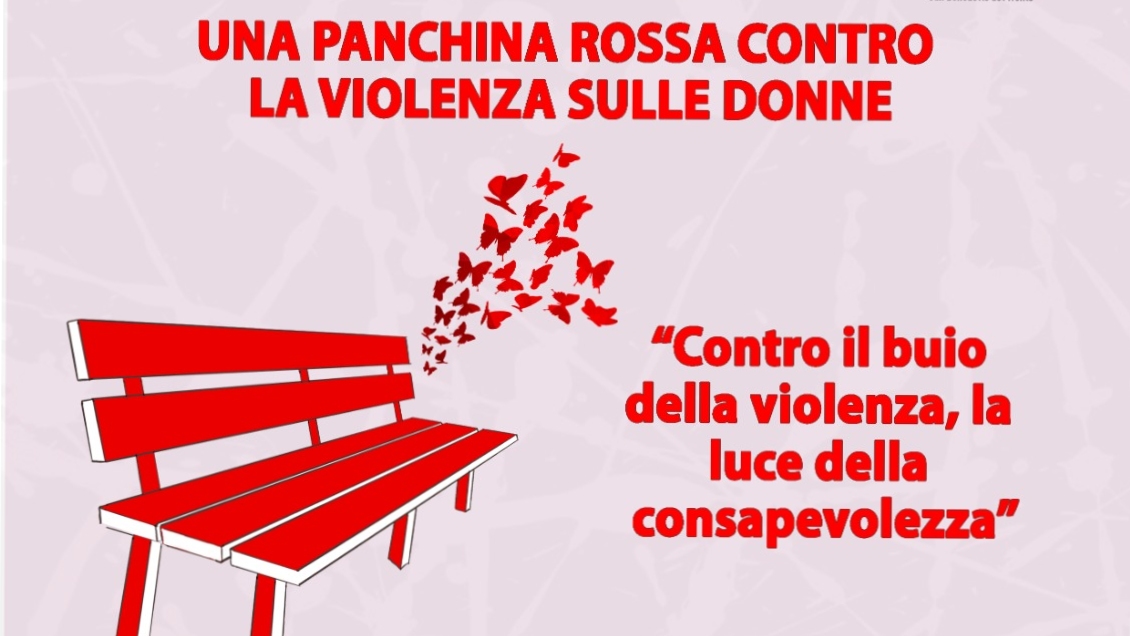 PANCHINA ROSSA CONTRO VIOLENZA DI GENERE