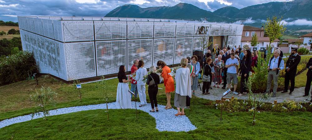 IL GIARDINO DELLA PACE A CAMERINO, UN CAPOLAVORO REALIZZATO DALLA ANDREA BOCELLI FOUNDATION