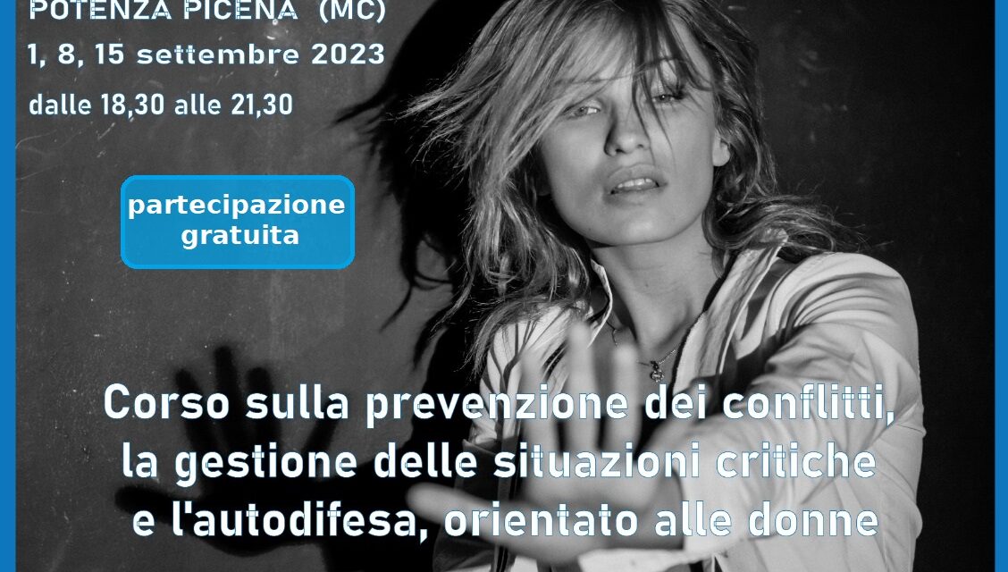 CORSO DI AUTODIFESA PER LE DONNE