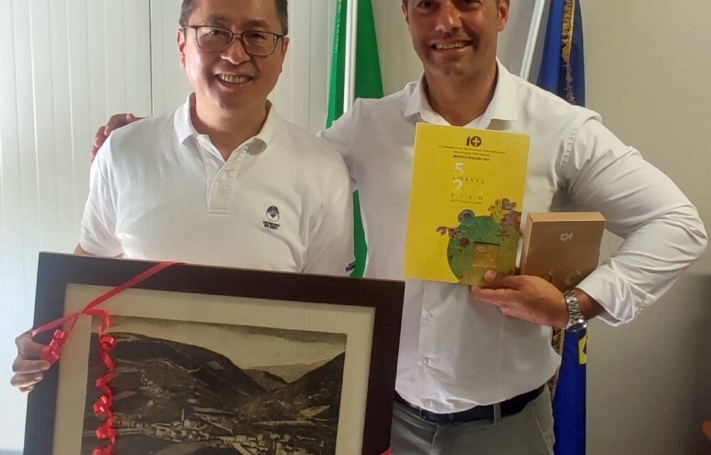 PIEVE TORINA: IL SINDACO GENTILUCCI HA INCONTRATO IL CONSIGLIERE DELL’AMBASCIATA DI TAIWAN