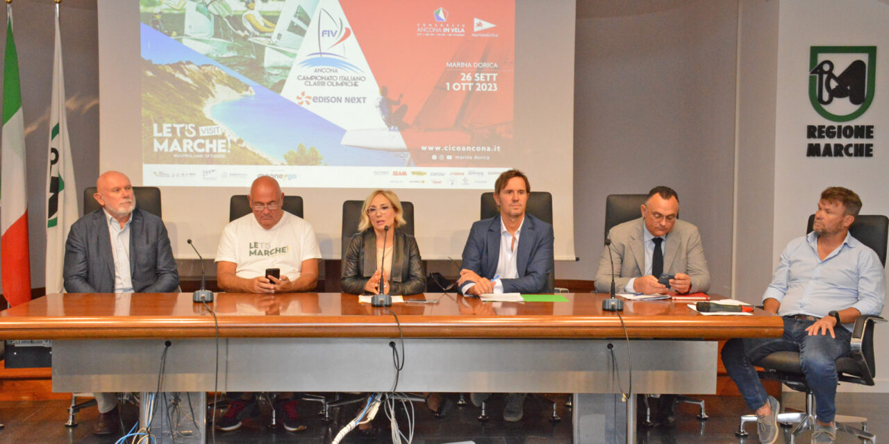 LE MARCHE SI PREPARANO AD OSPITARE LA VELA OLIMPICA ITALIANA: DAL 26 SETTEMBRE FINO AL 1° OTTOBRE AD ANCONA