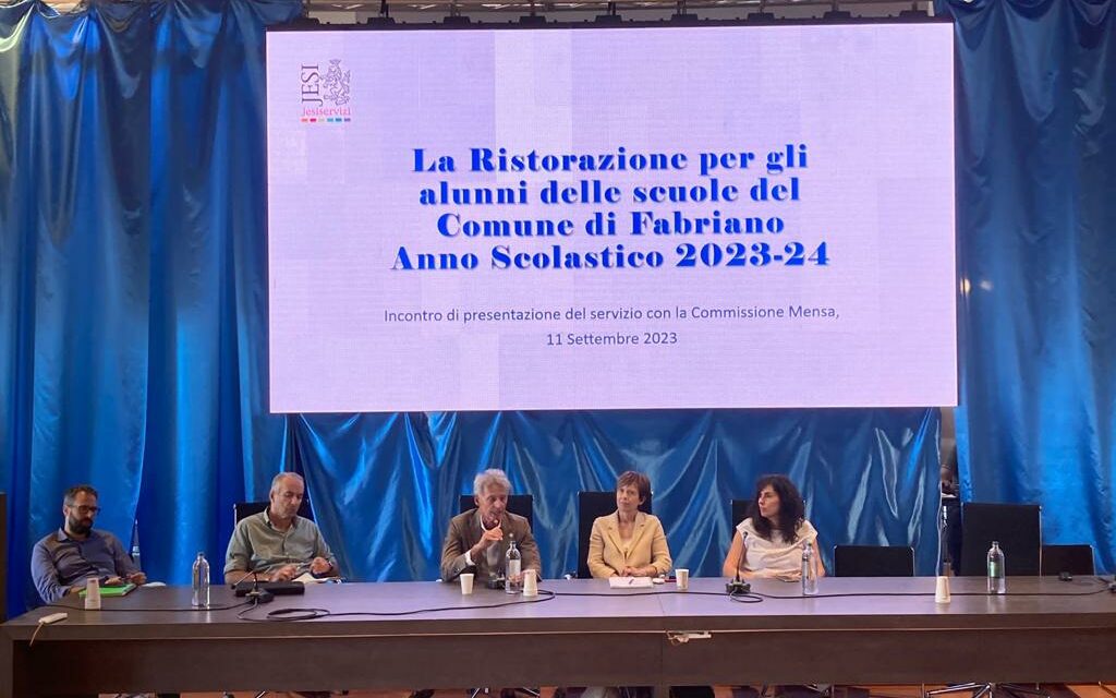 FABRIANO:NOVITÀ PER LA REFEZIONE SCOLASTICA 2023/2024