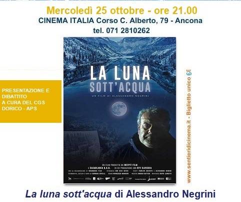 LA LUNA SOTT’ACQUA AL CINEMA ITALIA DI ANCONA