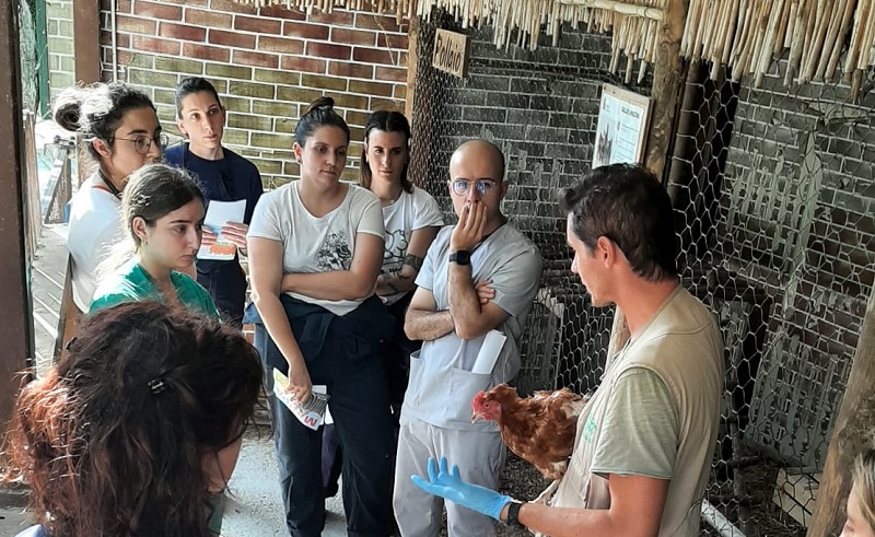 STUDENTI DI VETERINARIA AL PARCO ZOO DI FALCONARA