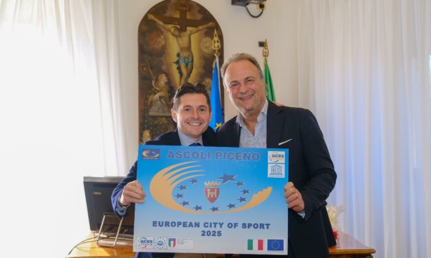 ASCOLI PICENO E’ CITTA’ EUROPEA DELLO SPORT 2025