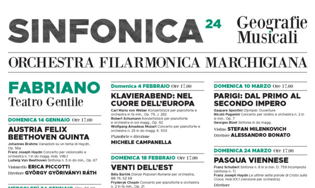 INIZIA LA STAGIONE SINFONICA 2024 A FABRIANO