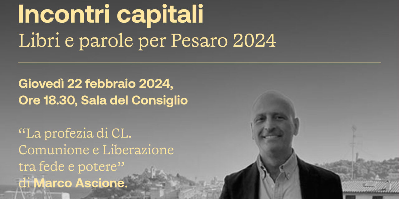 PRESENTAZIONE DEL LIBRO DI MARCO ASCIONE A PESARO