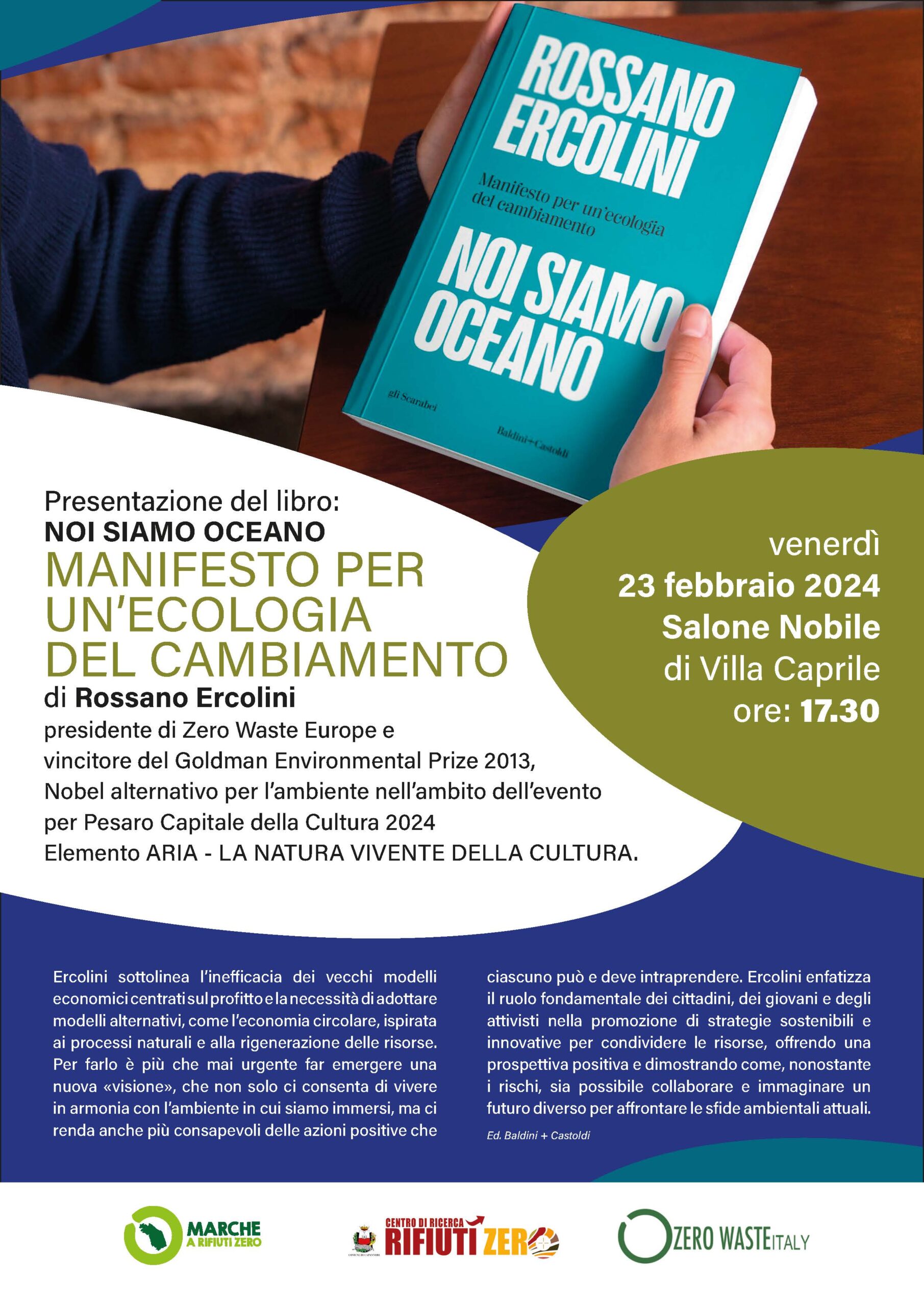 presentzione libro noi siamo oceano pesaro