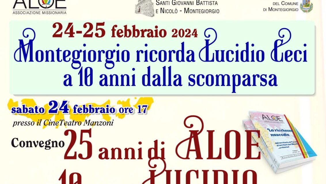 MONTEGIORGIO: DUE APPUNTAMENTI IN MEMORIA DI LUCIDIO CECI