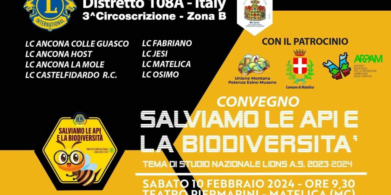 CONVEGNO “SALVIAMO LE API E LA BIODIVERSITA'” A MATELICA