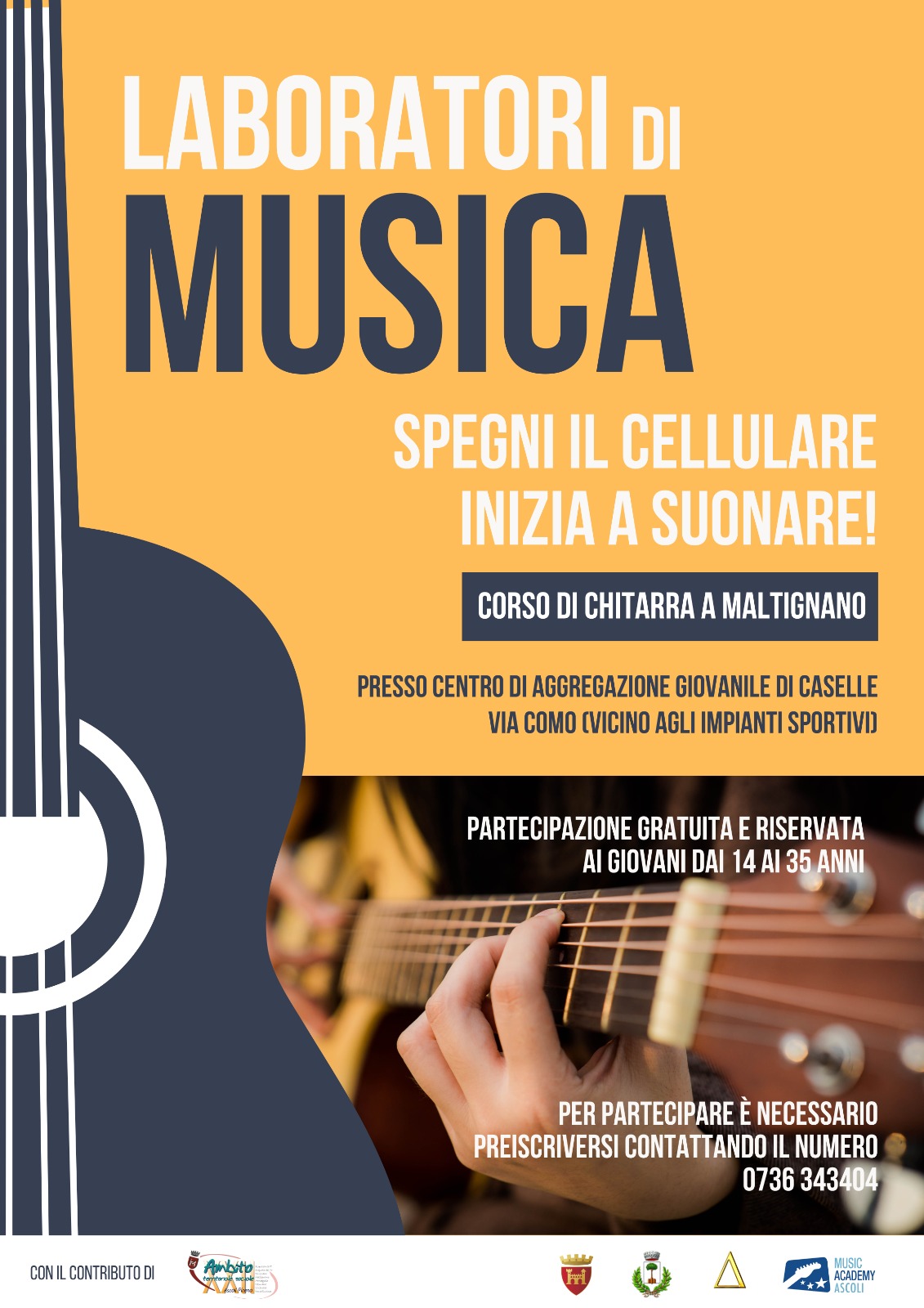 corso gratuito chitarra Maltignano