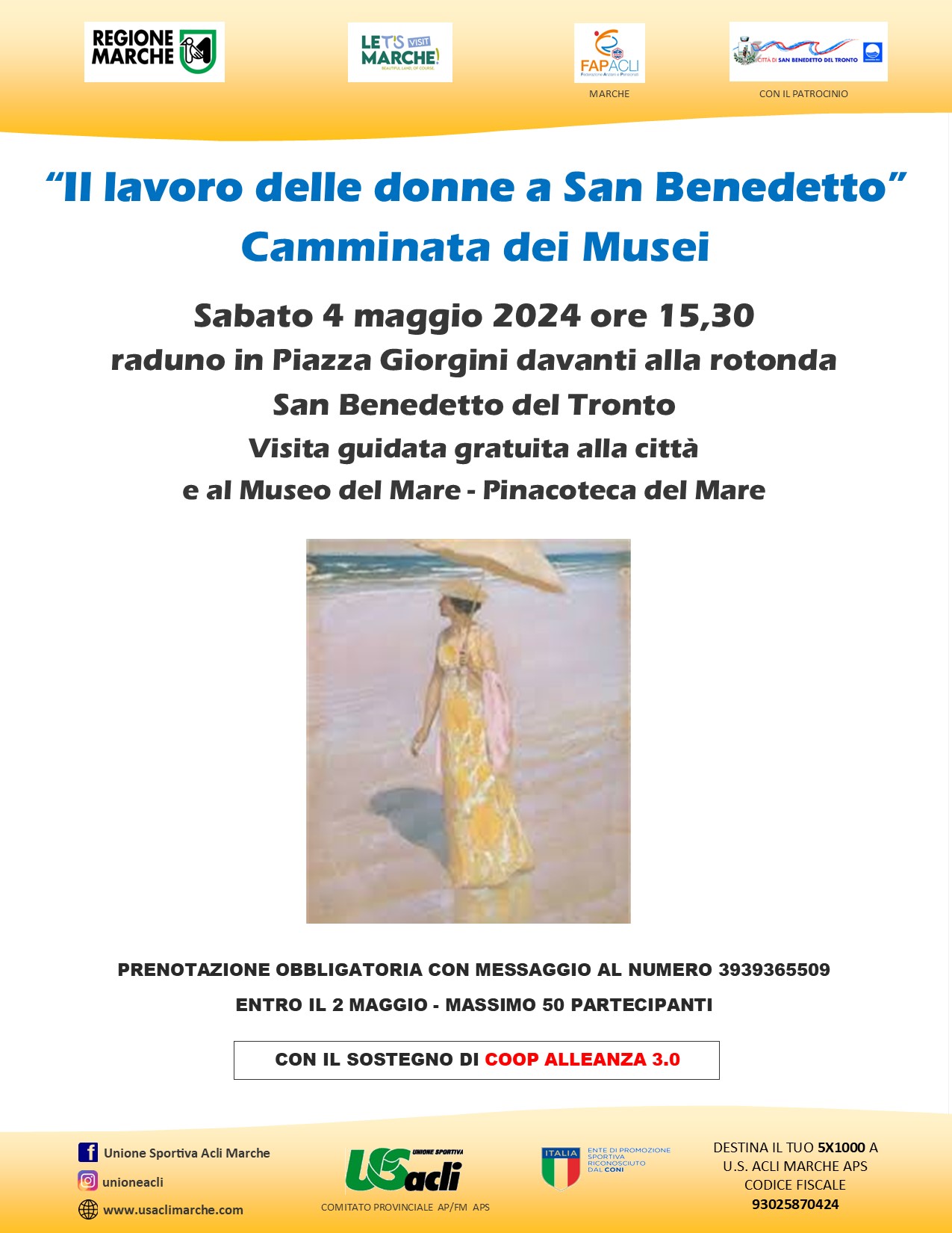 "Camminata dei musei"
Per raccontare il lavoro delle donne San Benedetto del Tronto


