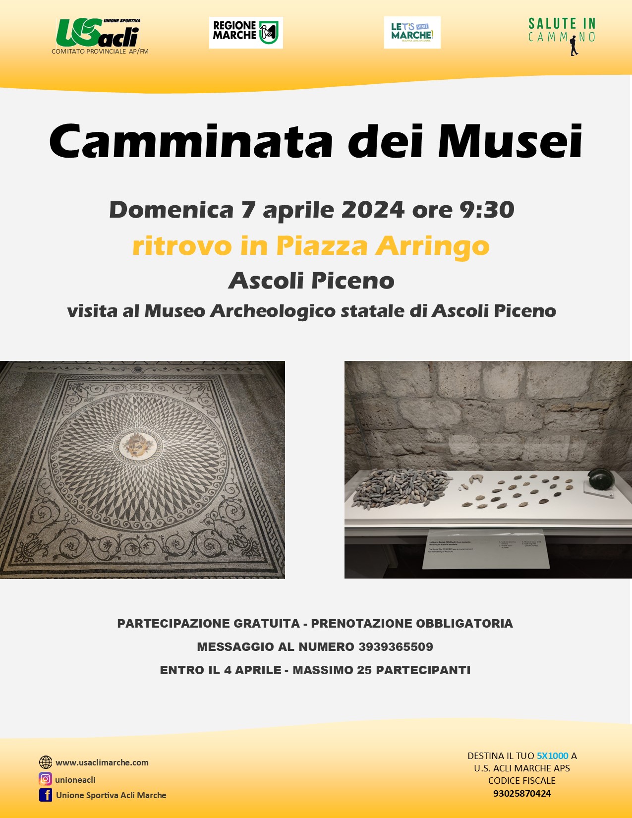 camminata nei musei ascoli piceno