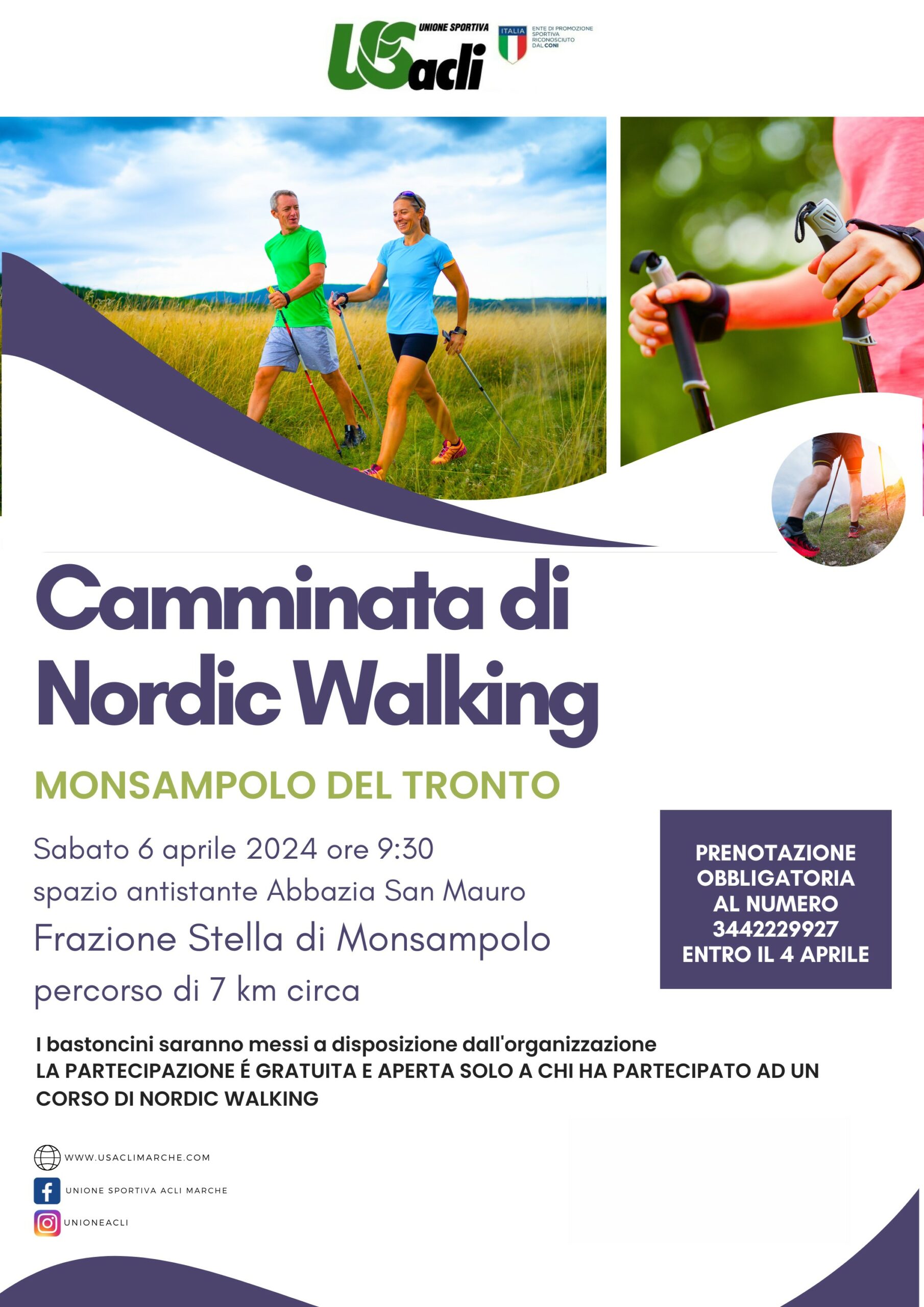 Nordic Walking a Monsampolo del Tronto