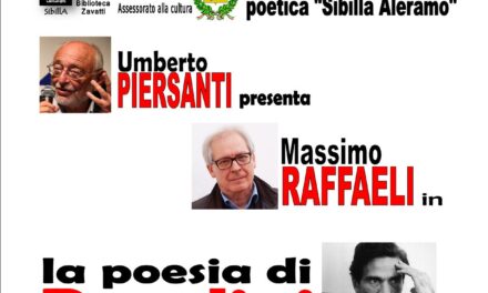 INCONTRO LETTERARIO “LA POESIA DI PASOLINI” A CIVITANOVA MARCHE