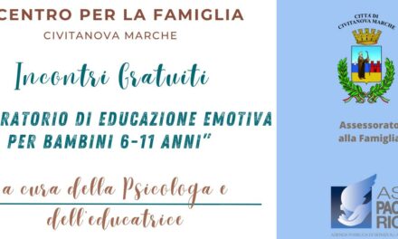 LABORATORIO DI EDUCAZIONE EMOTIVA PER BAMBINI A CIVITANOVA MARCHE