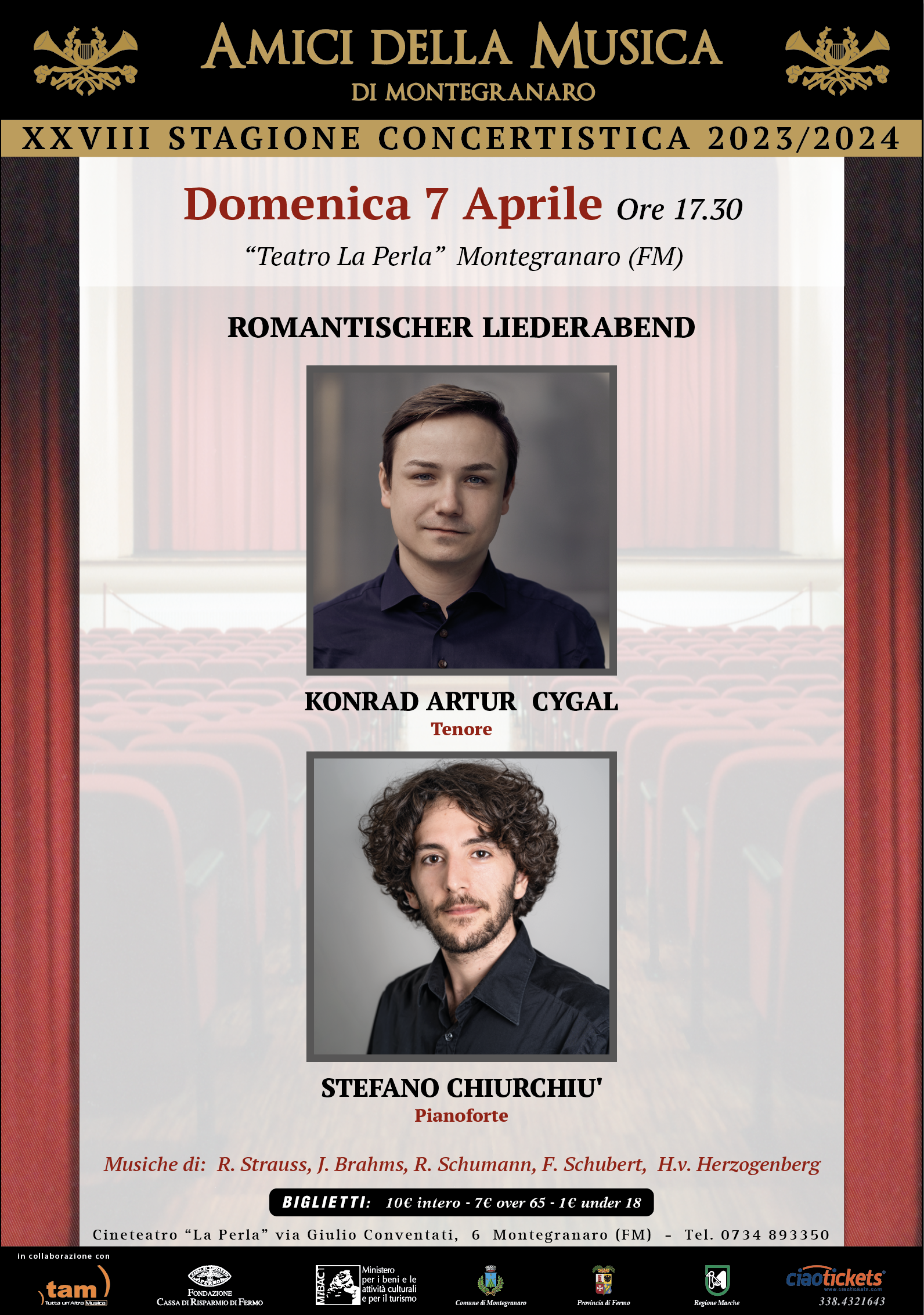 concerto di chiusura teatro la perla montegranaro