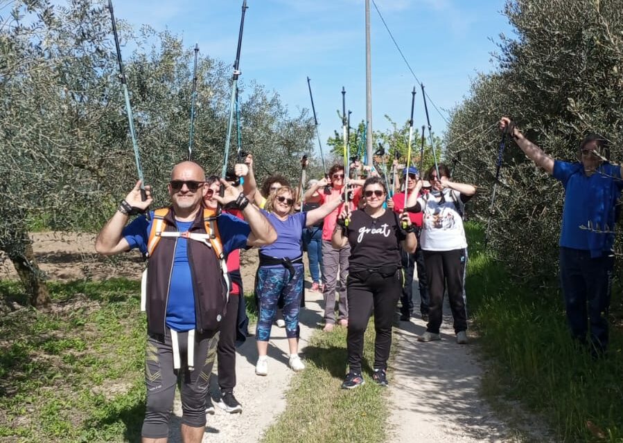 NORDIC WALKING A MONSAMPOLO DEL TRONTO