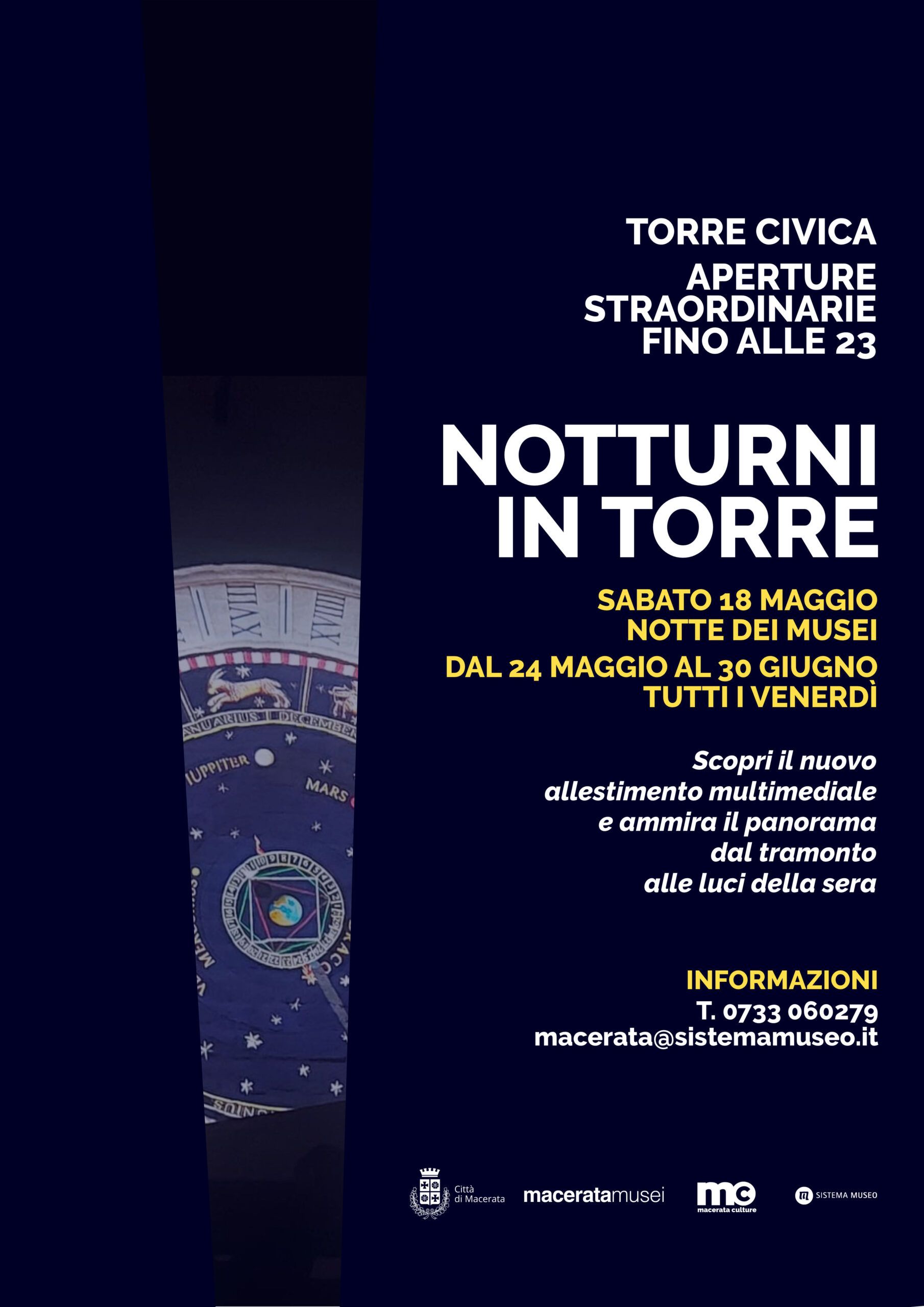 Notturni in torre macerata