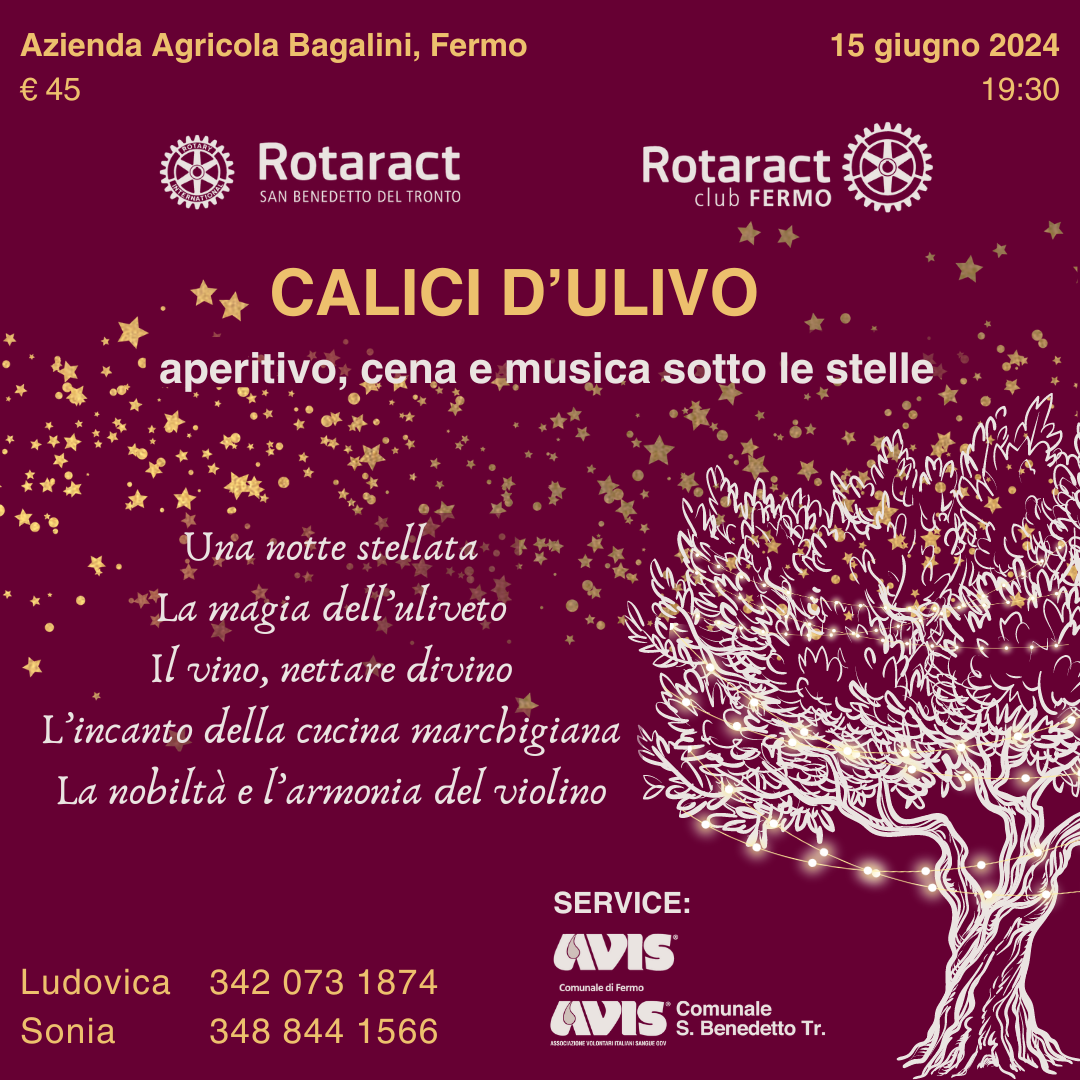"Calici d'ulivo" fermo
