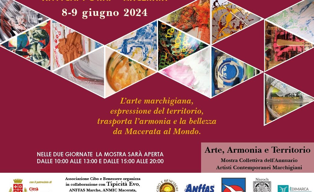 MACERATA: INAUGURAZIONE MOSTRA COLLETTIVA DELL’ANNUARIO ARTISTI CONTEMPORANEI MARCHIGIANI