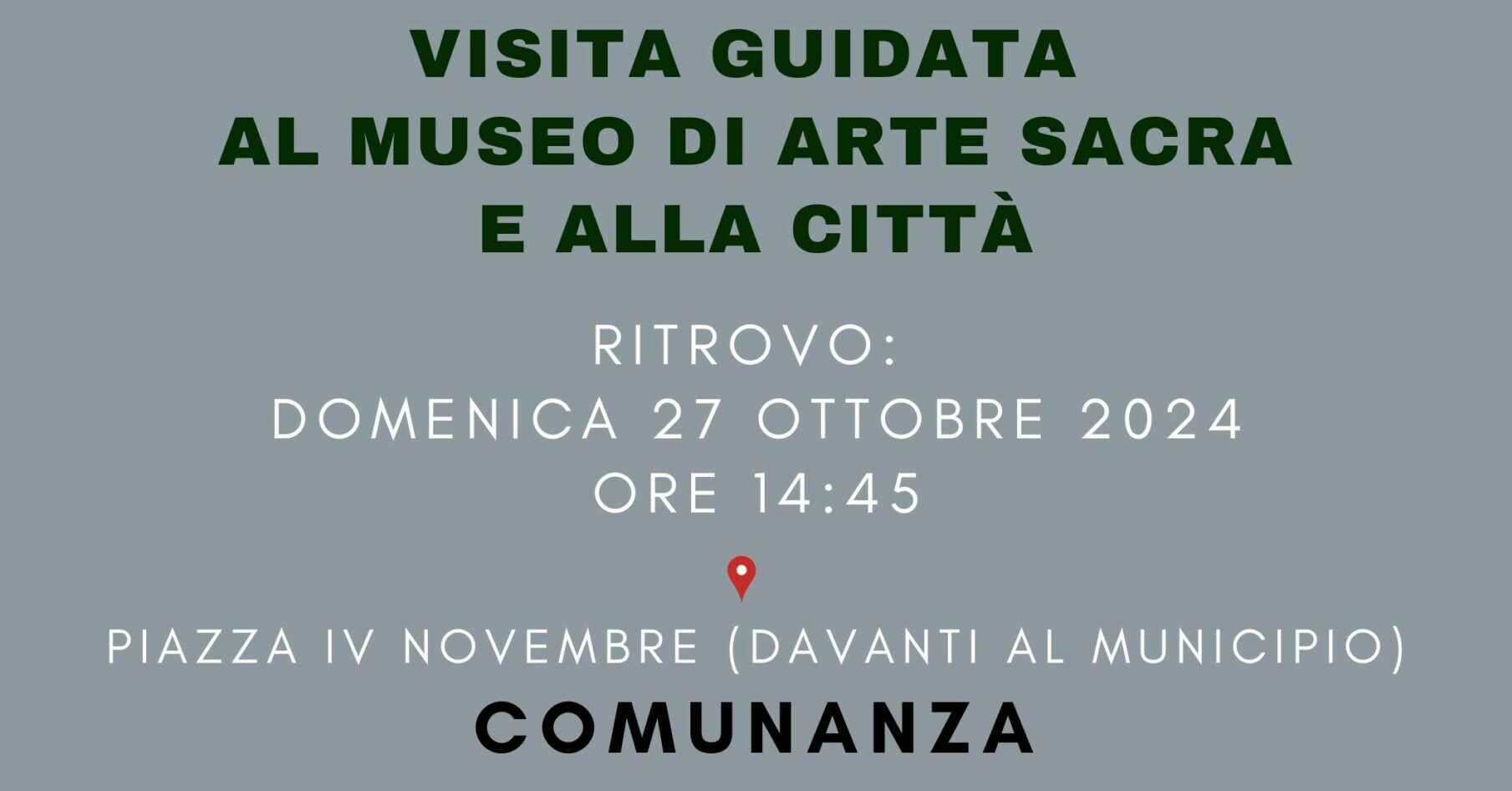 Camminata dei Musei a Comunanza: Un Evento da Non Perdere il 27 Ottobre