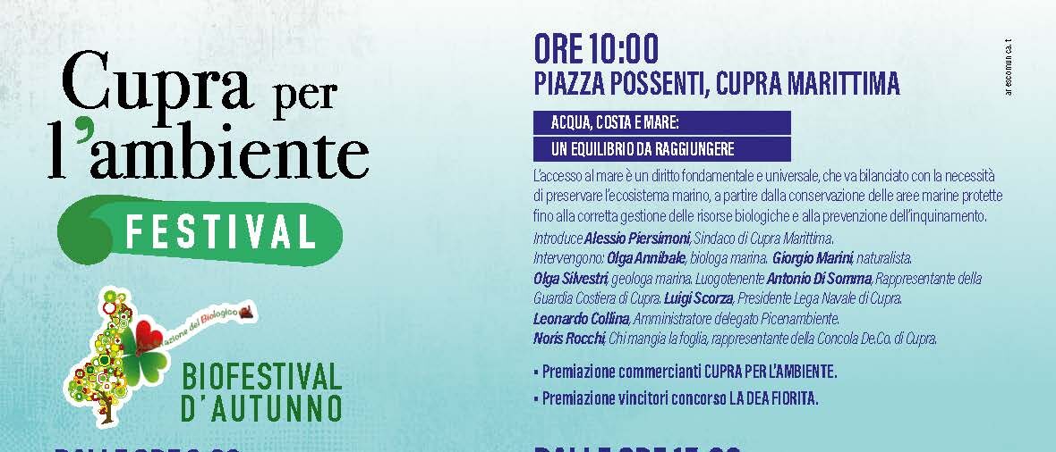 cupra per l'ambiente festival