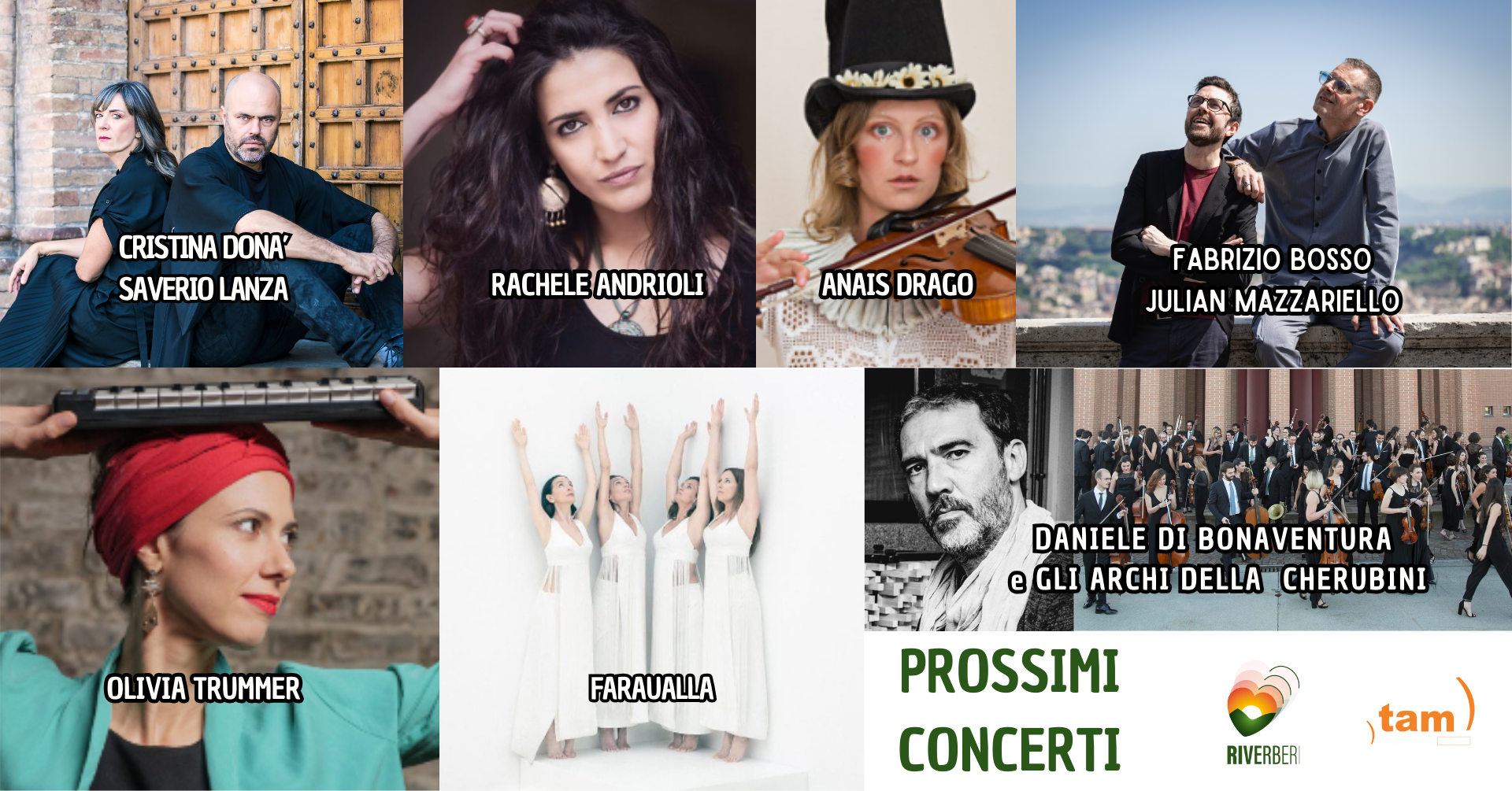 tornano riverberi e tam 2024-2025 nelle marche