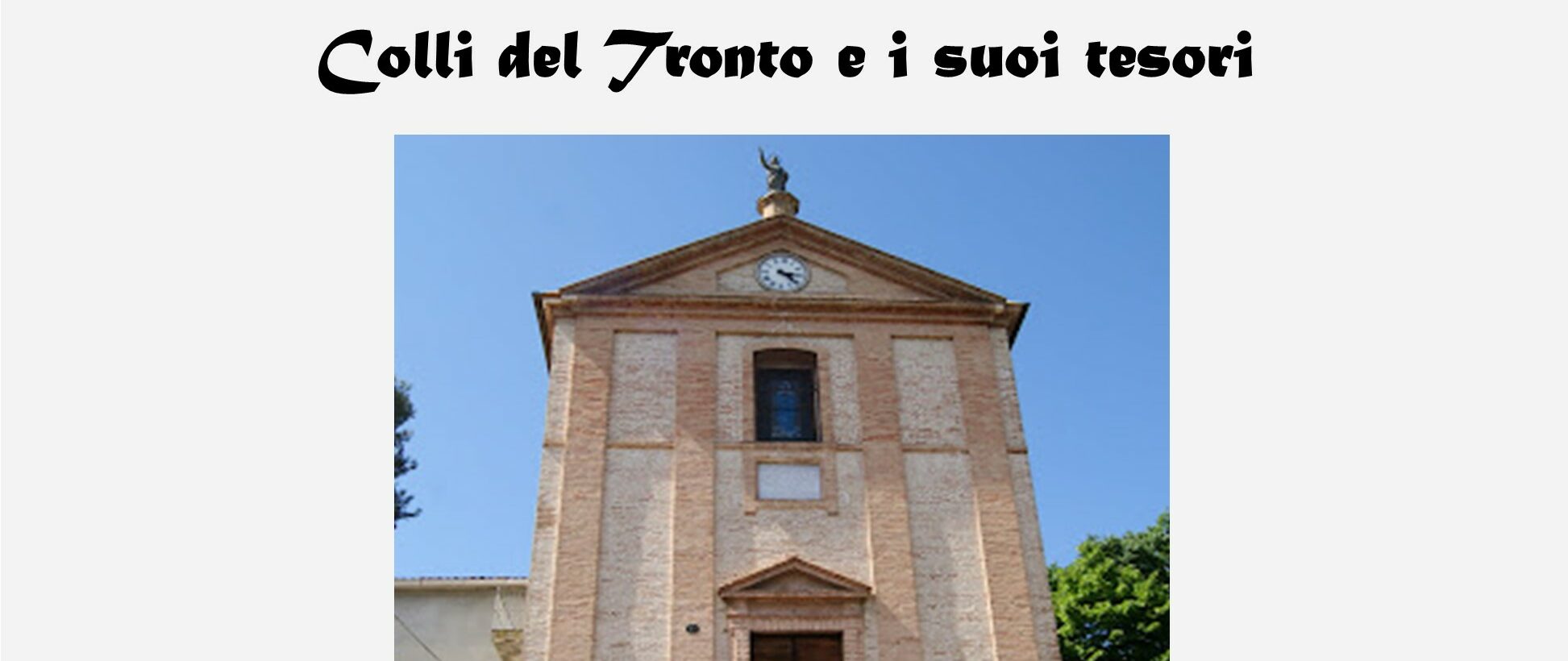 Colli del Tronto e i suoi tesori