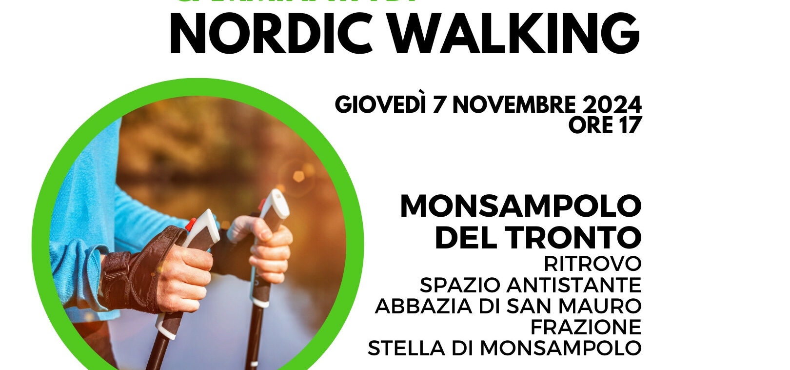 Nordic Walking a Monsampolo del Tronto: un'Occasione di Salute e Benessere