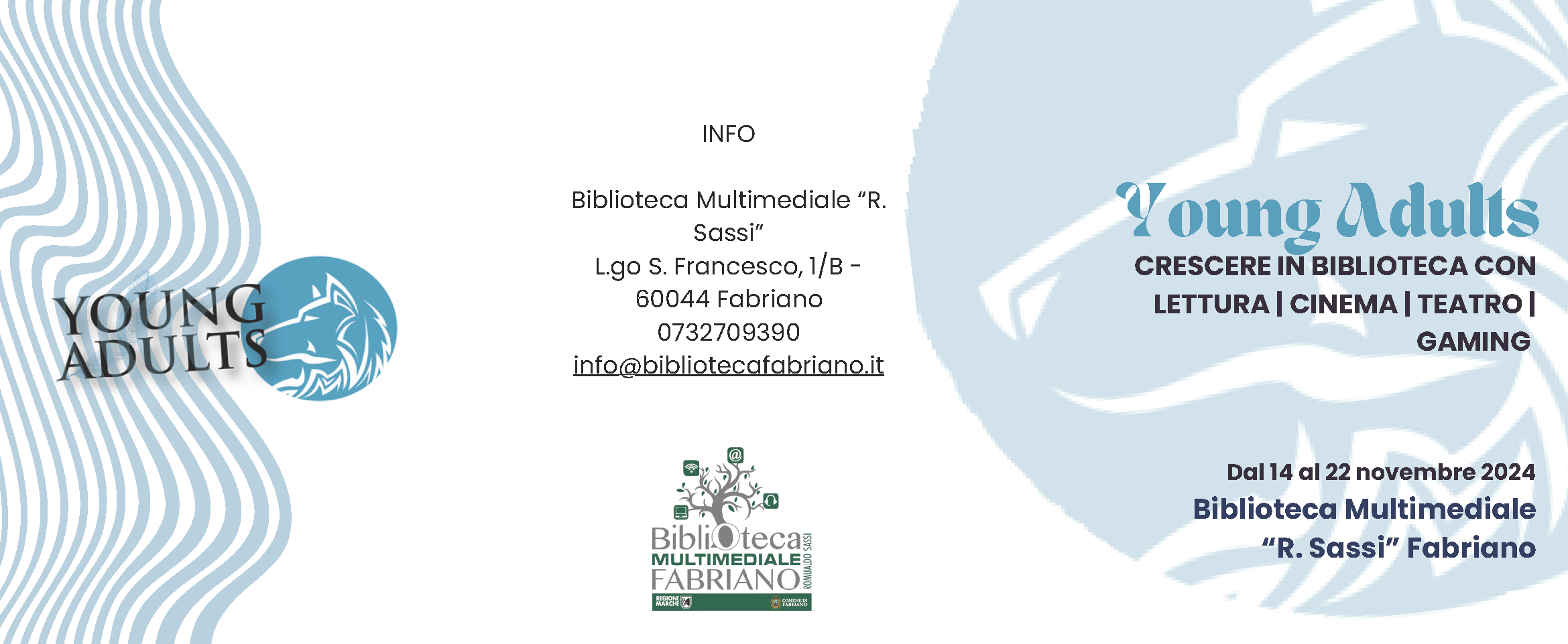 Young Adults: Cinema, Letteratura e Gioco per i Giovani a Fabriano