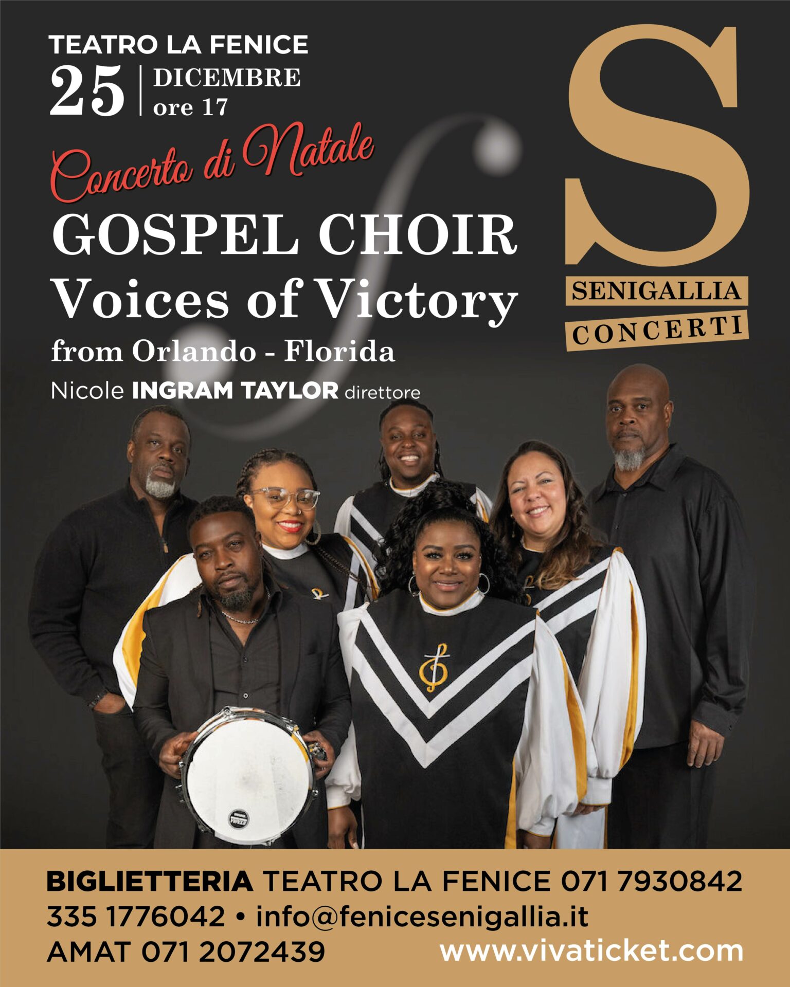 Senigallia Concerti: concerto di Natale 2024 con i Voices of Victory Senigallia Concerti: concerto di Natale 2024 con i Voices of Victory
