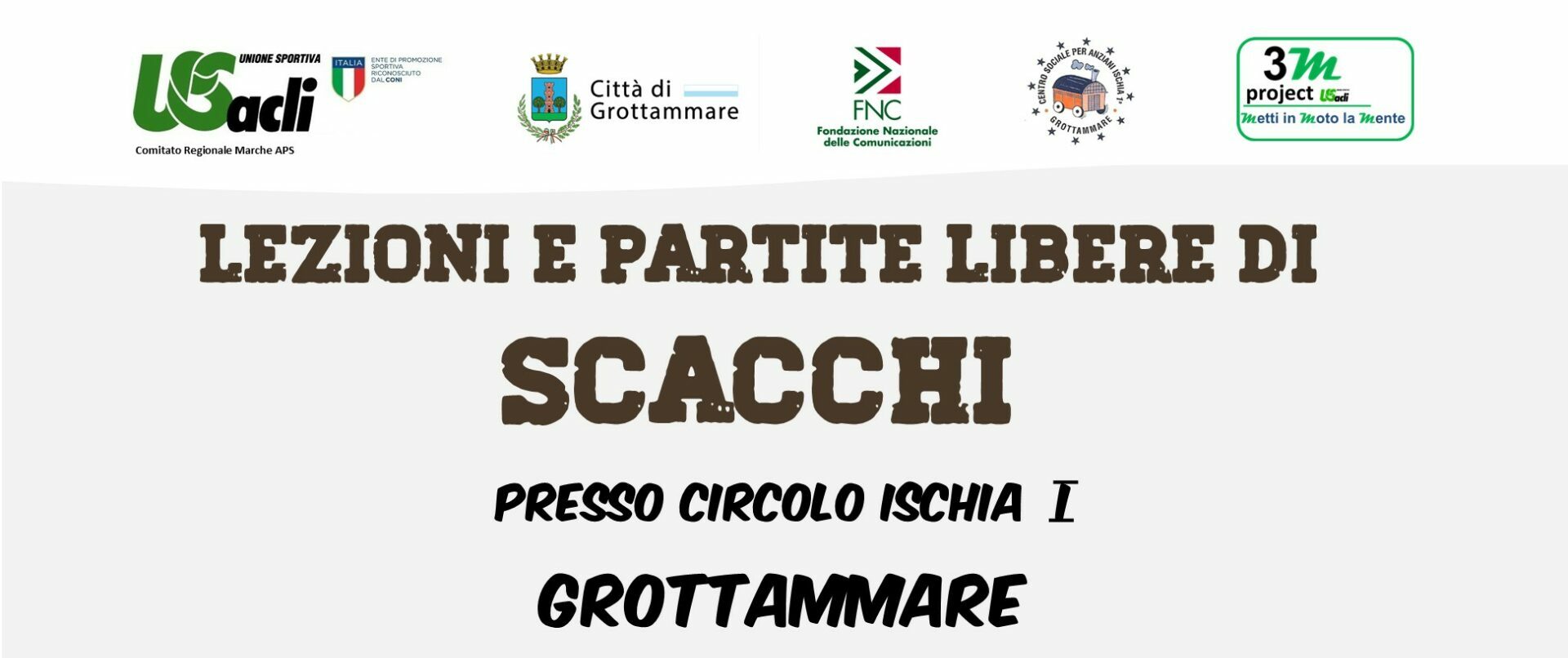 Lezioni e Partite Libere di Scacchi a Grottammare