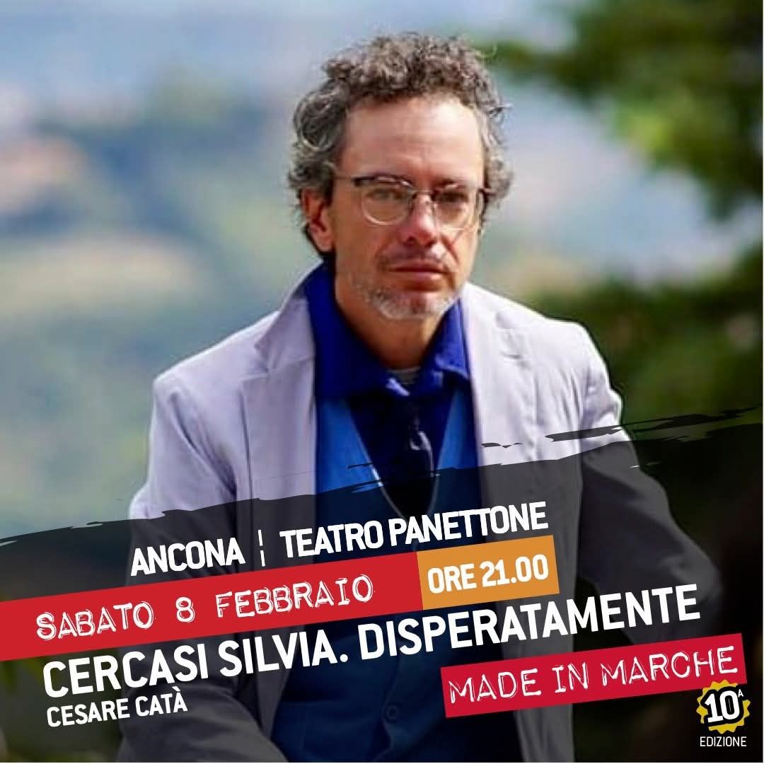 spettacolo "Cercasi Silvia. Disperatamente" al teatro panettone di ancona spettacolo "Cercasi Silvia. Disperatamente" al teatro panettone di ancona