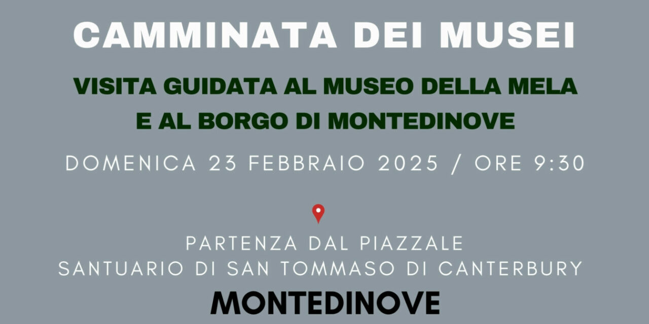 CAMMINATA DEI MUSEI A MONTEDINOVE