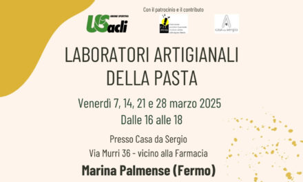 A MARZO A MARINA PALMENSE QUATTRO “LABORATORI ARTIGIANALI DELLA PASTA”