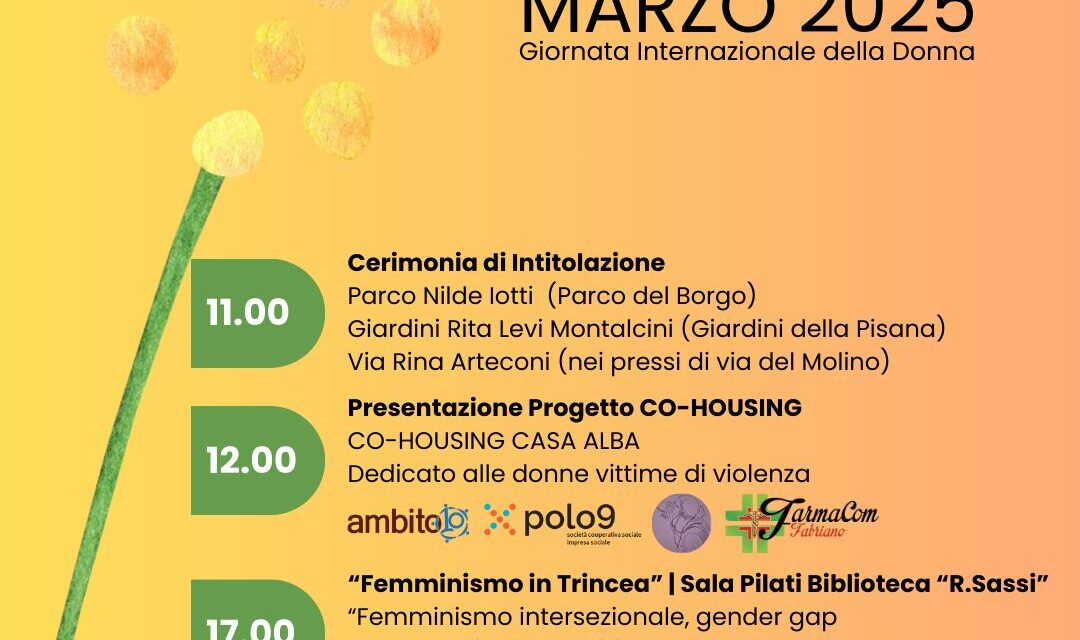FABRIANO CELEBRA L’8 MARZO CON EVENTI DEDICATI ALLE DONNE