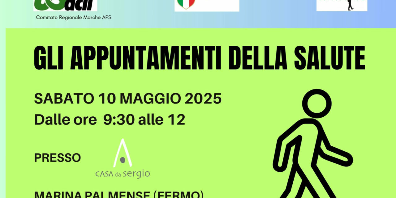 MARINA PALMENSE: “GLI APPUNTAMENTI DELLA SALUTE”