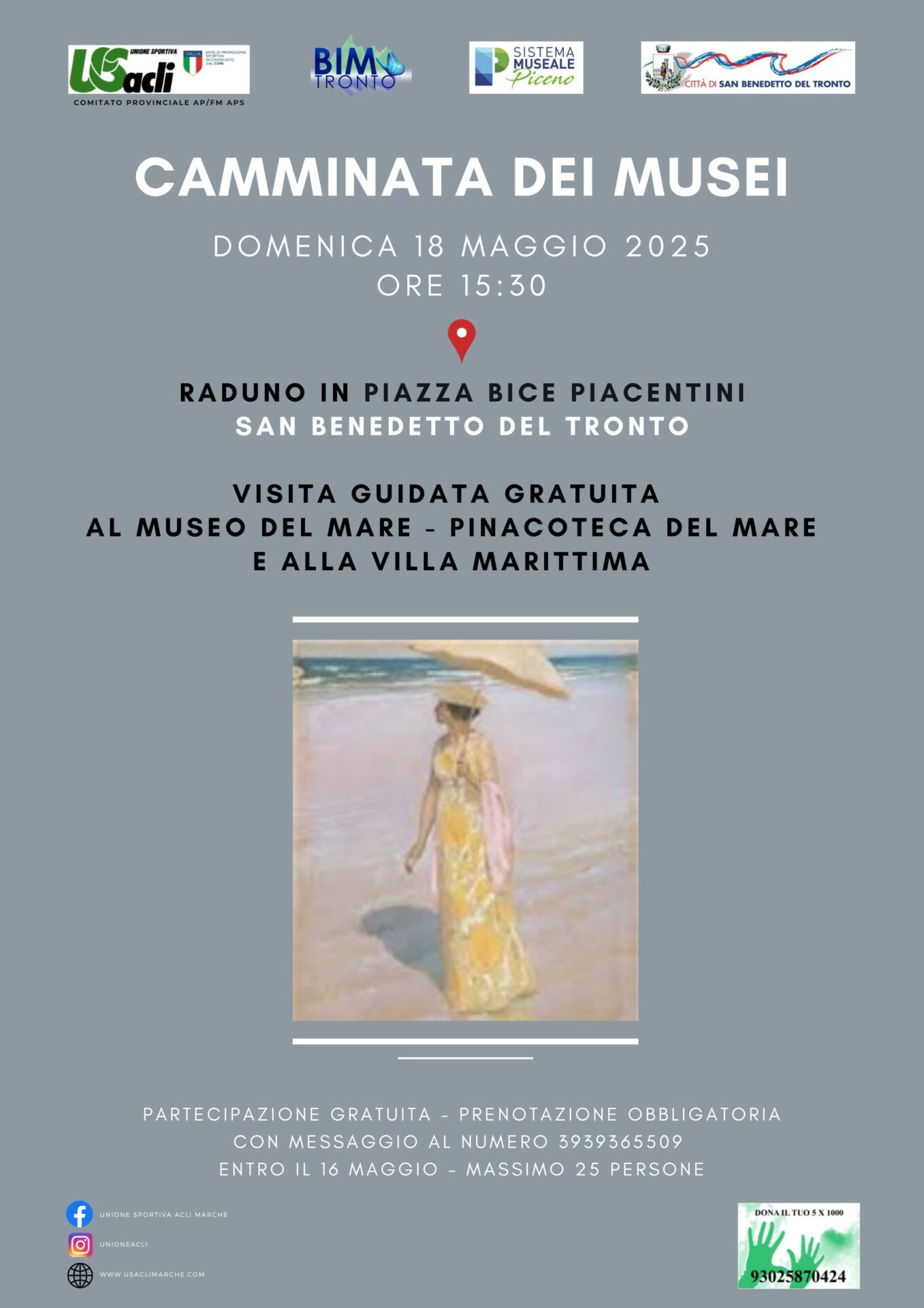 Appuntamento al Museo del Mare e alla Villa Marittima di San Benedetto del Tronto Appuntamento al Museo del Mare e alla Villa Marittima di San Benedetto del Tronto