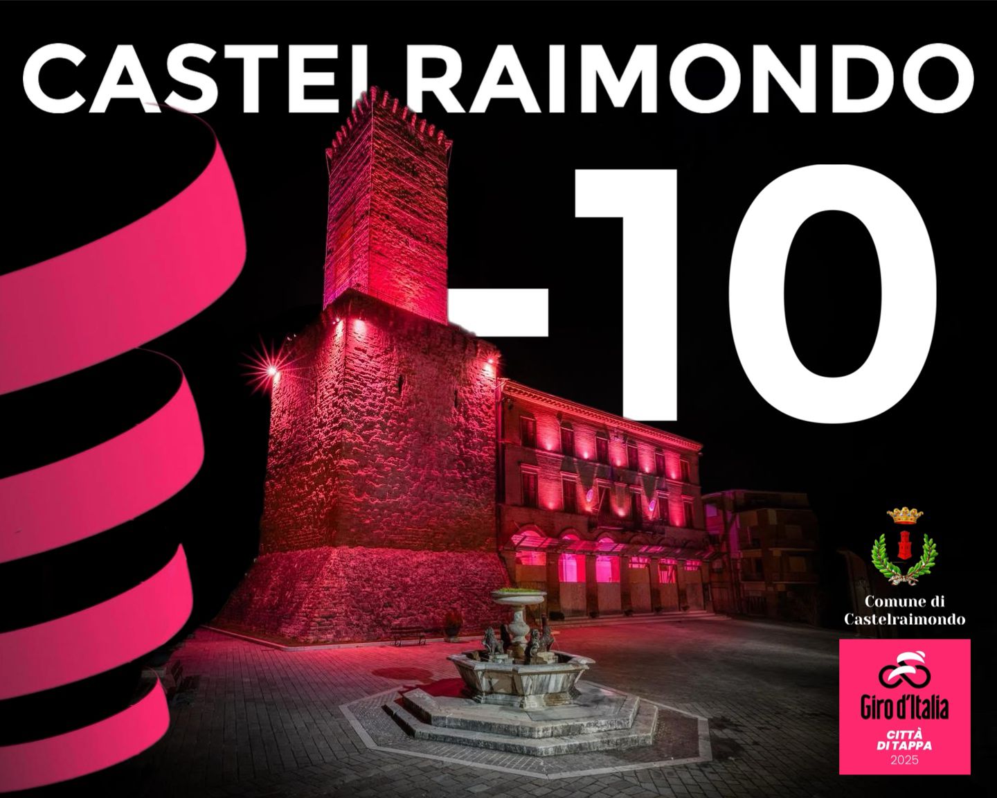 “CENA IN ROSA” SABATO 10 MAGGIO A CASTELRAIMONDO IN ATTESA DEL GIRO D’ITALIA “CENA IN ROSA” SABATO 10 MAGGIO A CASTELRAIMONDO IN ATTESA DEL GIRO D’ITALIA