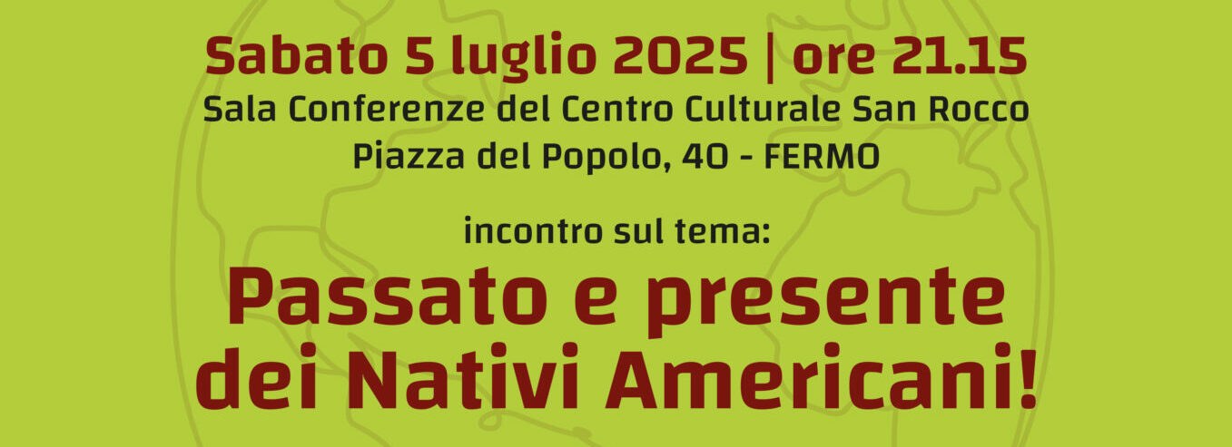 Nativi Americani tra passato e presente Nativi Americani tra passato e presente