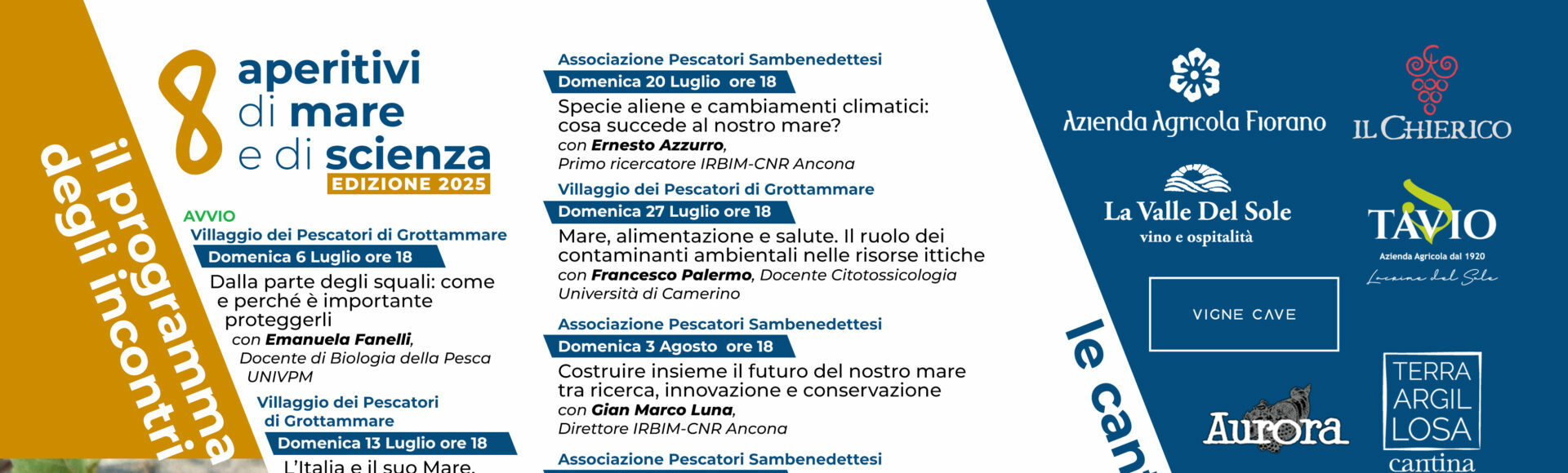 Ritorna la Rassegna degli Aperitivi di Mare e di Scienza: Un Viaggio tra Conoscenza e Gusto