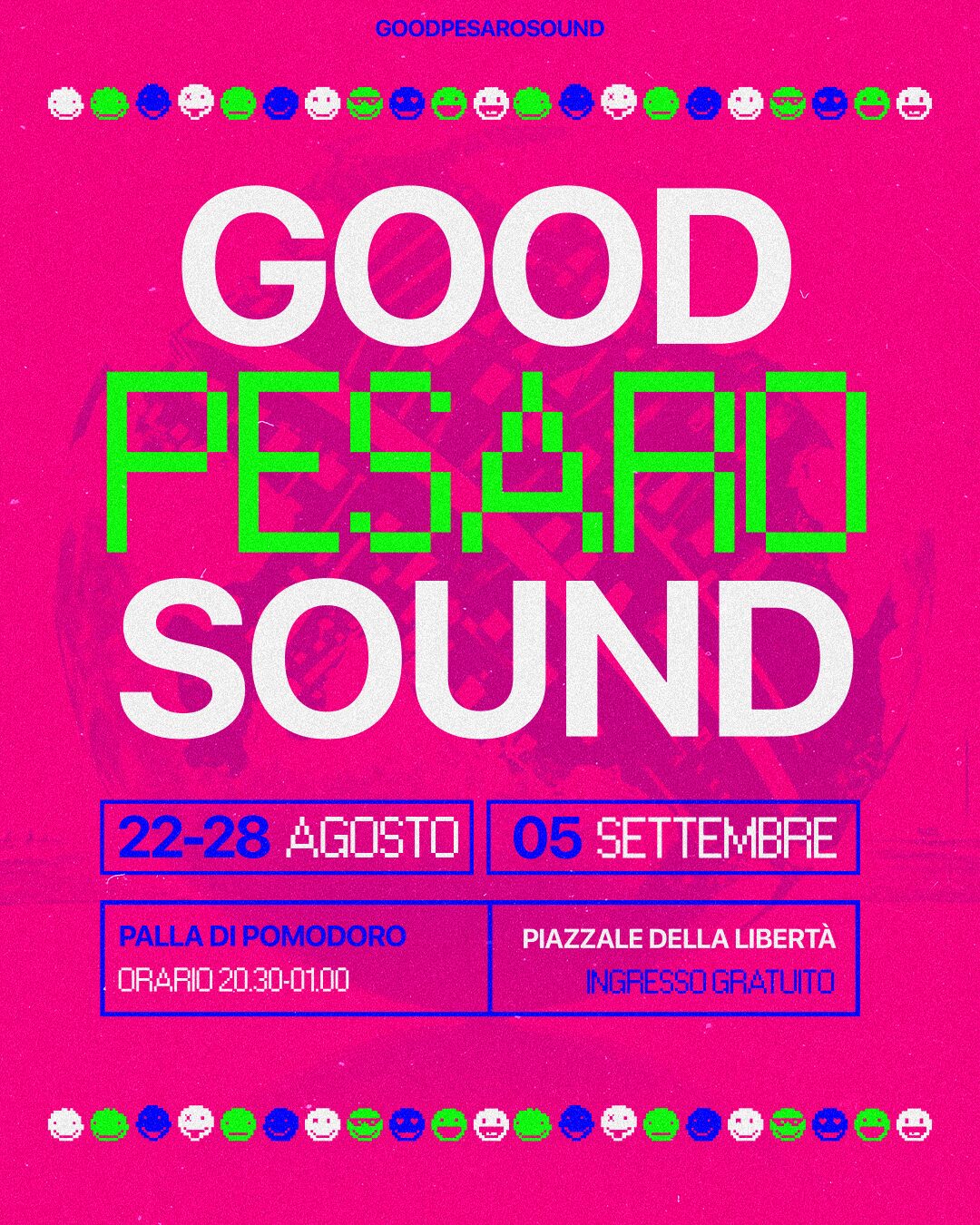 GPS – Good Pesaro Sound: il festival gratuito torna alla Palla di Pomodoro per giovani e comunità

