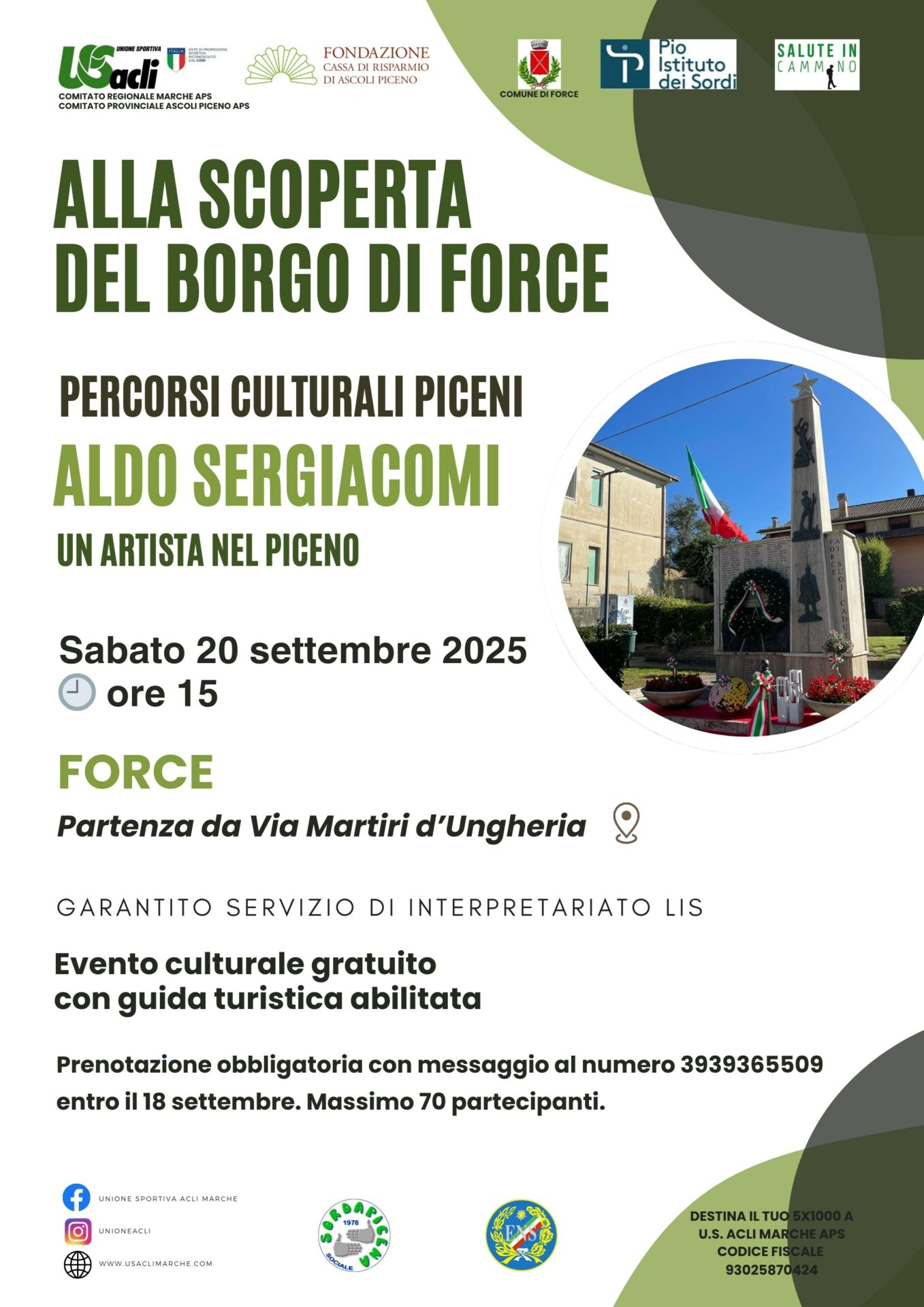 PESARO:  "ALLA SCOPERTA DEL BORGO DI FORCE"