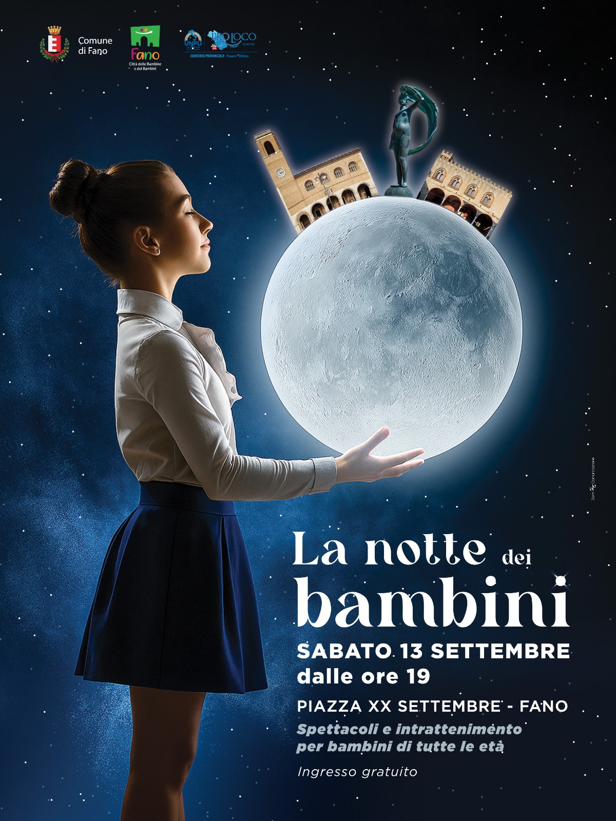 Fano si illumina con "La Notte dei Bambini": il 13 settembre un'intera città a misura di famiglia!
