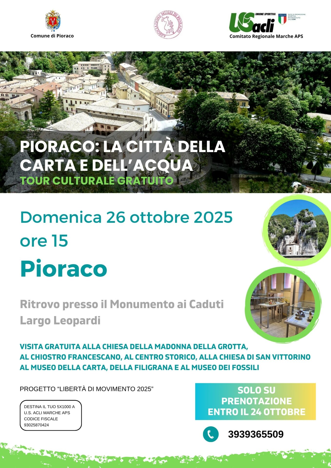 PIORACO:  PERCORSO ALLA SCOPERTA DEL BORGO