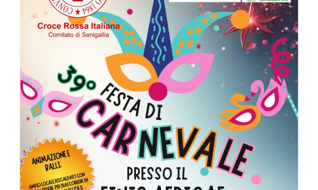 SENIGALLIA: FESTA DI CARNEVALE DELLA CROCE ROSSA ITALIANA